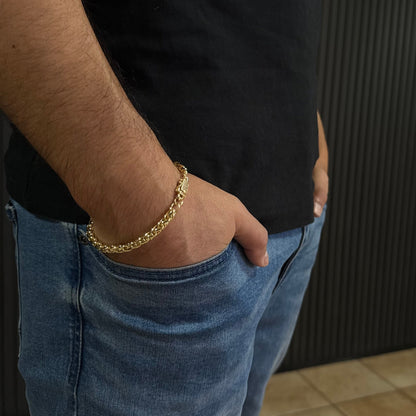 Pulsera Soga Oro Goldfilled – 5 mm