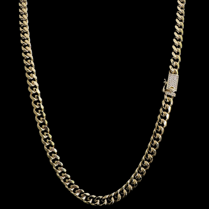 Cadena Cubana Oro Goldfilled – 8 mm