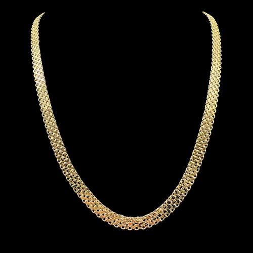 Cadena Tejido Chino Oro Goldfilled – 7,5 mm