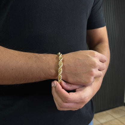 Pulsera Turbillón Oro Goldfilled – 11 mm