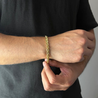 Pulsera Diamond Oro Goldfilled – 7 mm