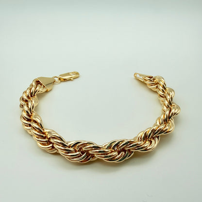 Pulsera Turbillón Oro Goldfilled – 11 mm