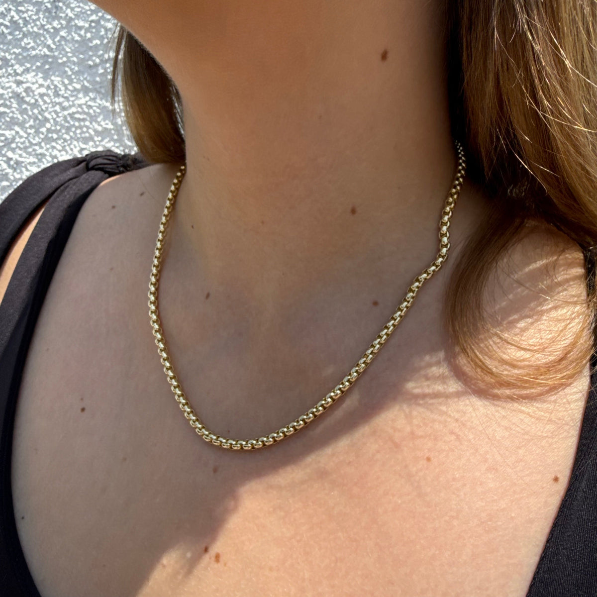 Cadena Veneciana Redonda Oro Goldfilled