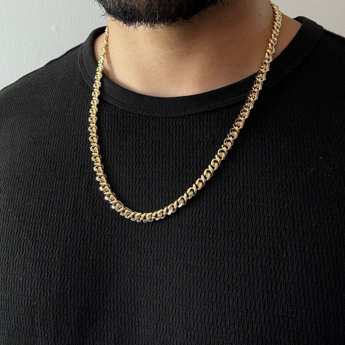 Cadena Diamond Oro Goldfilled – 7 mm