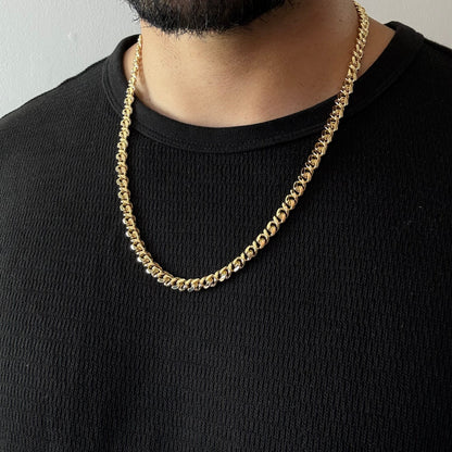 Cadena Diamond Oro Goldfilled – 7 mm