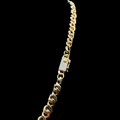 Cadena Diamond Oro Goldfilled – 7 mm