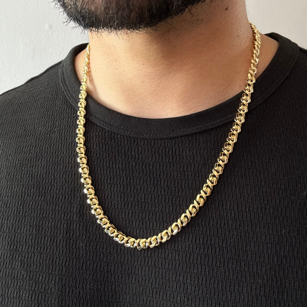 Cadena Diamond Oro Goldfilled – 7 mm
