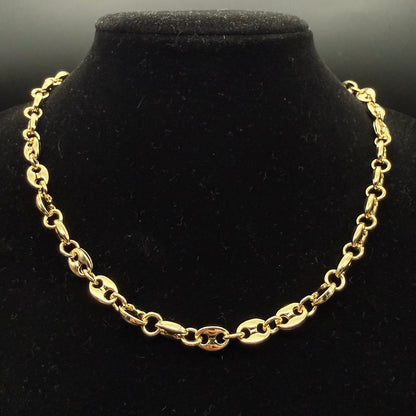 Cadena Gucci Inflada Oro Goldfilled