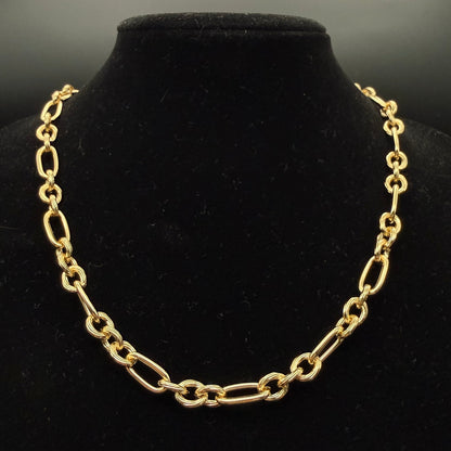 Cadena Rolo Satinada Oro Goldfilled