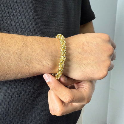 Pulsera Camino del Inca Oro Goldfilled – 8 mm