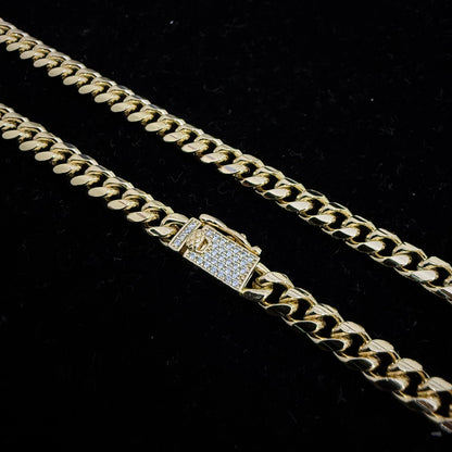 Cadena Cubana Oro Goldfilled – 5 mm