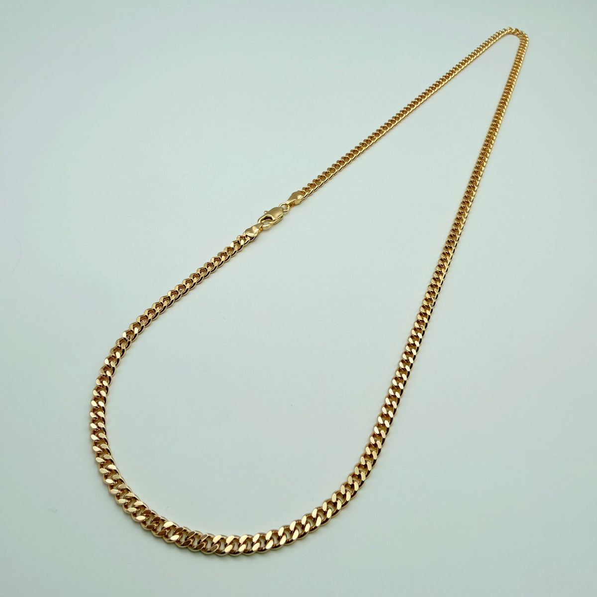 Cadena Cubana Oro Goldfilled – 4mm