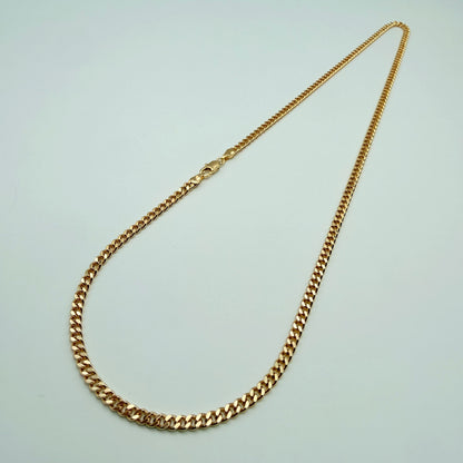 Cadena Cubana Oro Goldfilled – 4mm