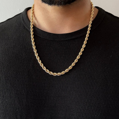 Cadena Turbillón Oro Goldfilled – 6 mm