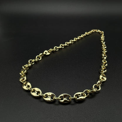 Cadena Gucci Inflada Oro Goldfilled