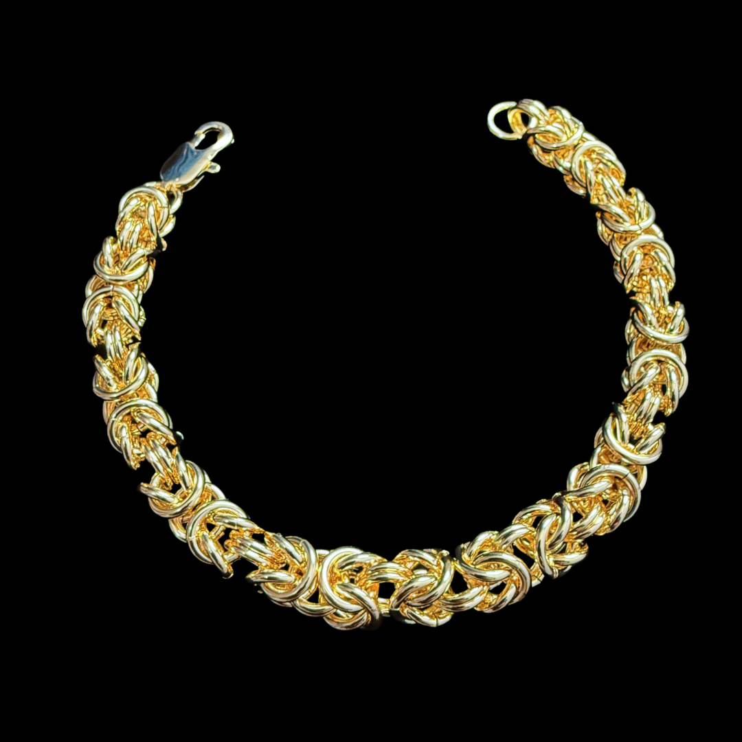 Pulsera Camino del Inca Oro Goldfilled – 8 mm