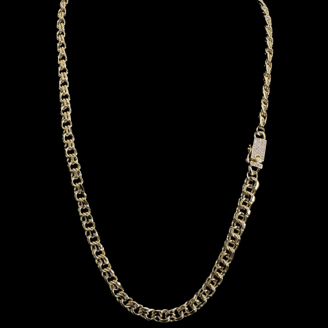 Cadena Doble Rolo Oro Goldfilled – 60 cm