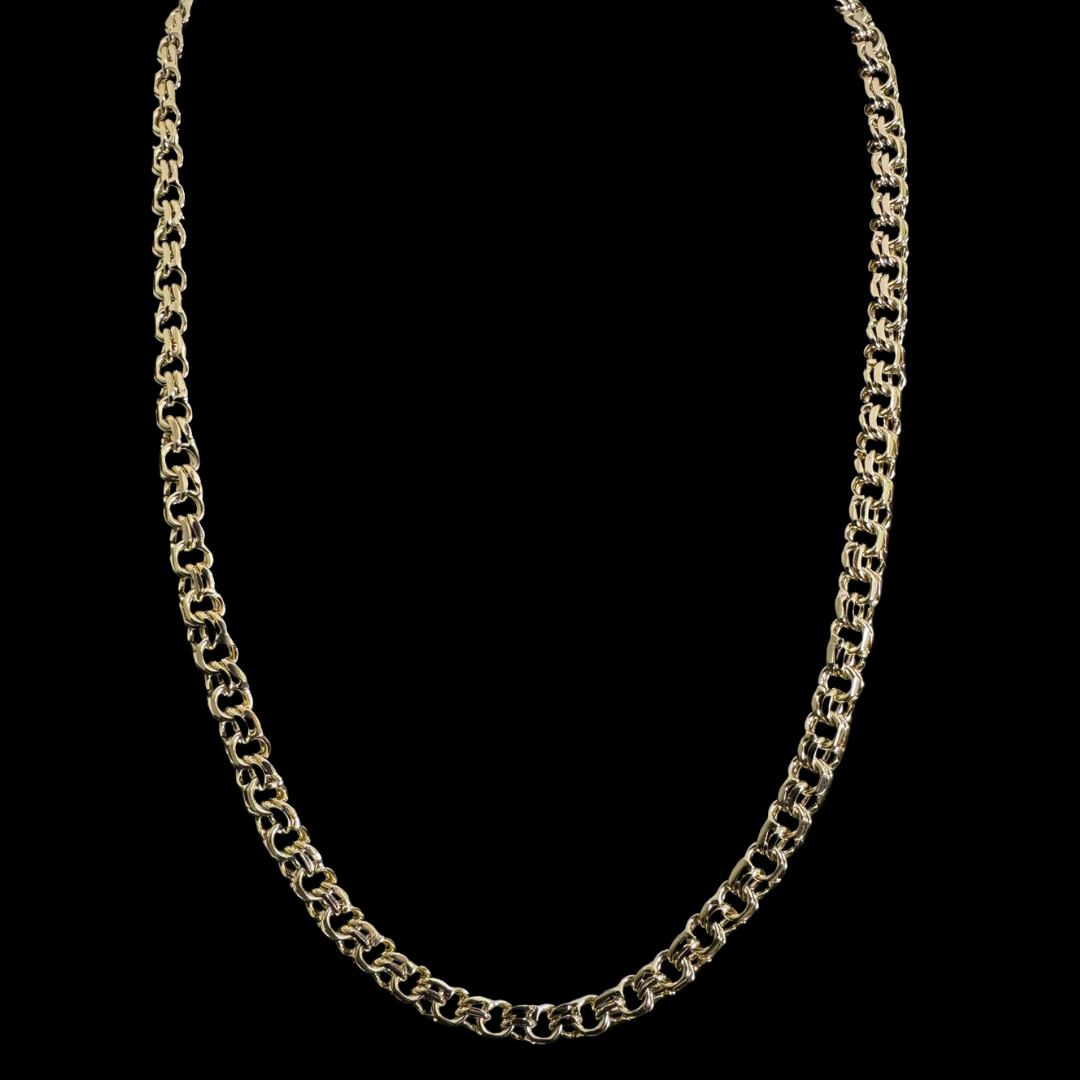 Cadena Doble Rolo Oro Goldfilled – 60 cm
