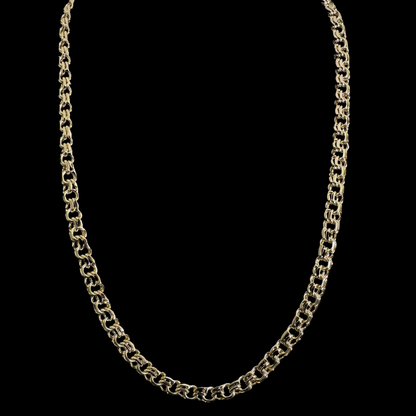 Cadena Doble Rolo Oro Goldfilled – 60 cm
