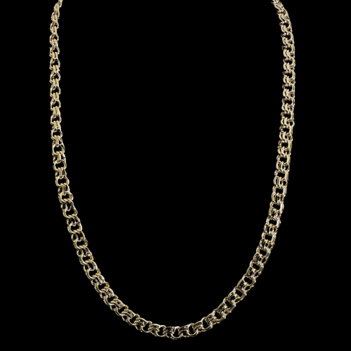 Cadena Doble Rolo Oro Goldfilled – 60 cm