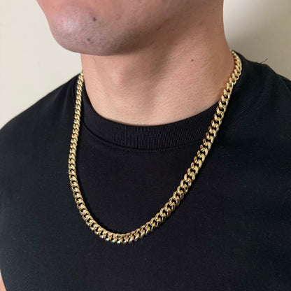 Cadena Cubana Oro Goldfilled – 8 mm