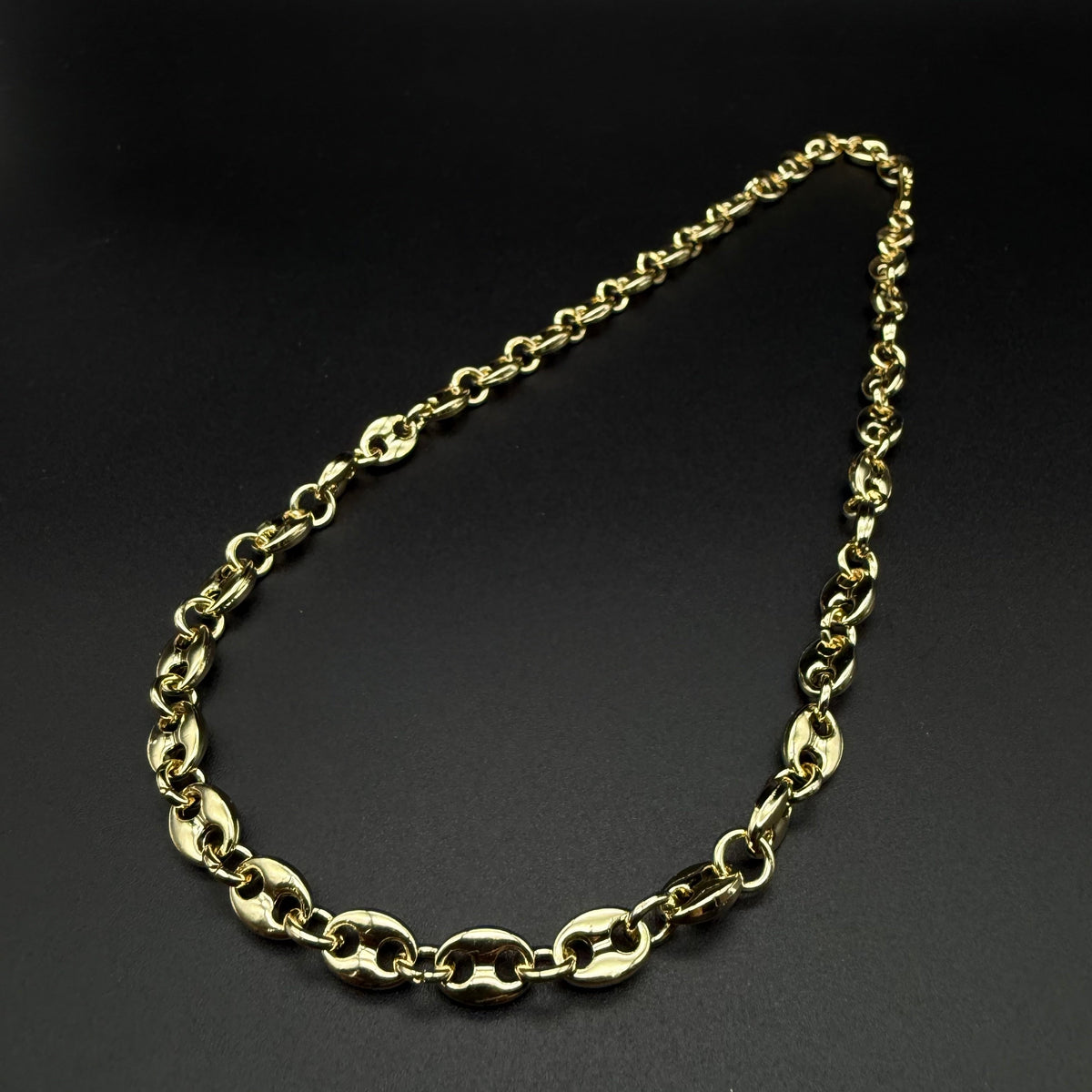 Cadena Gucci Inflada Oro Goldfilled