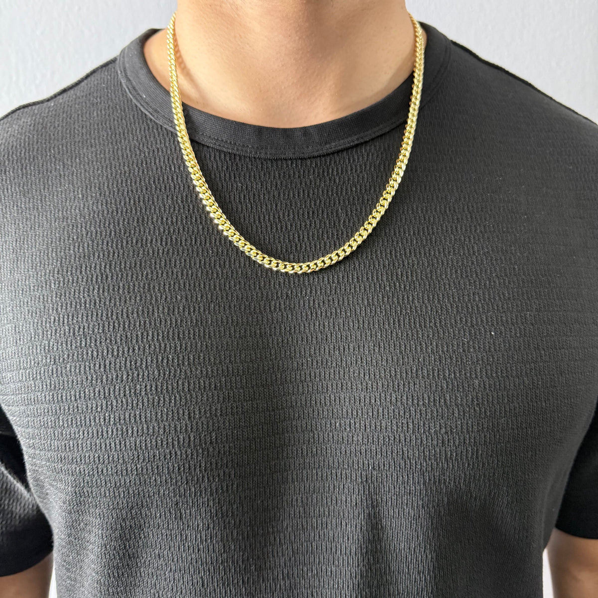 Cadena Cubana Oro Goldfilled – 5 mm