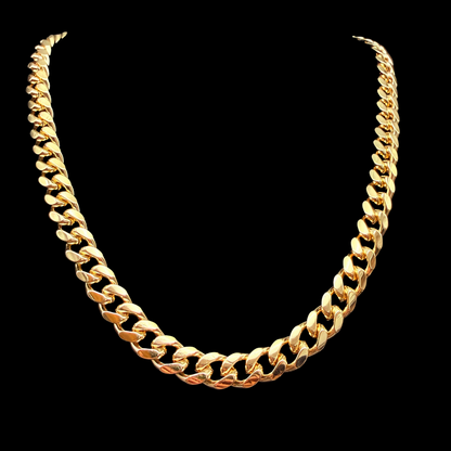 Cadena Cubana Oro Goldfilled – 10 mm