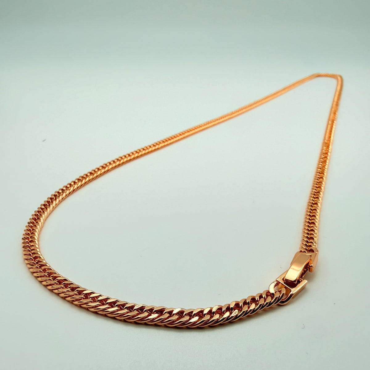 Cadena Cubana Oro Goldfilled Rosa – 4mm