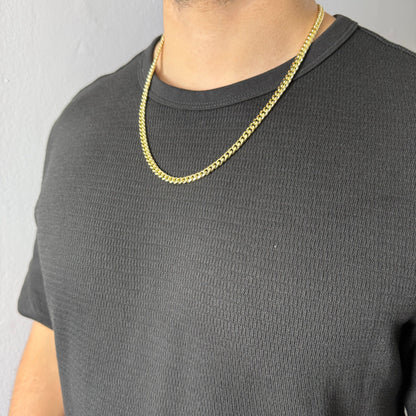 Cadena Cubana Oro Goldfilled – 5 mm
