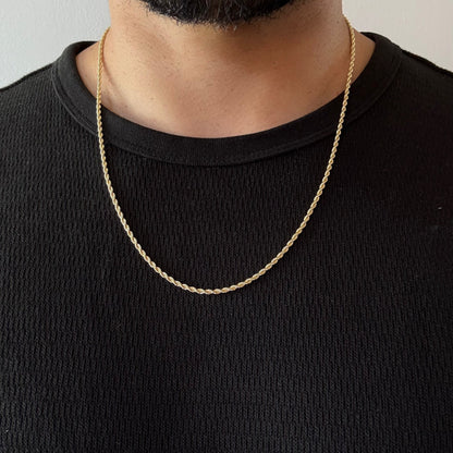 Cadena Turbillón Oro Goldfilled – 2 mm