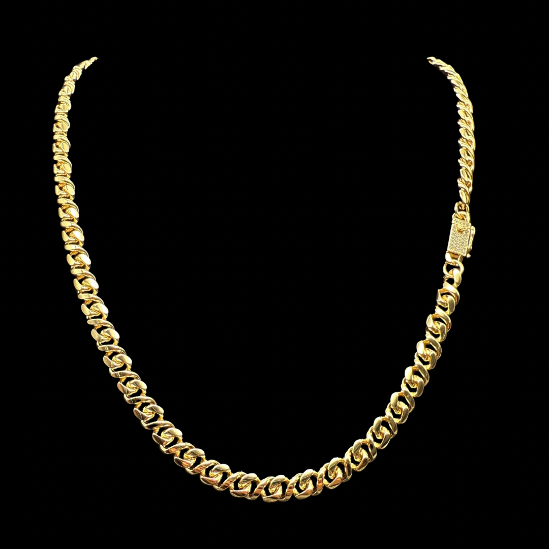 Cadena Diamond Oro Goldfilled – 7 mm