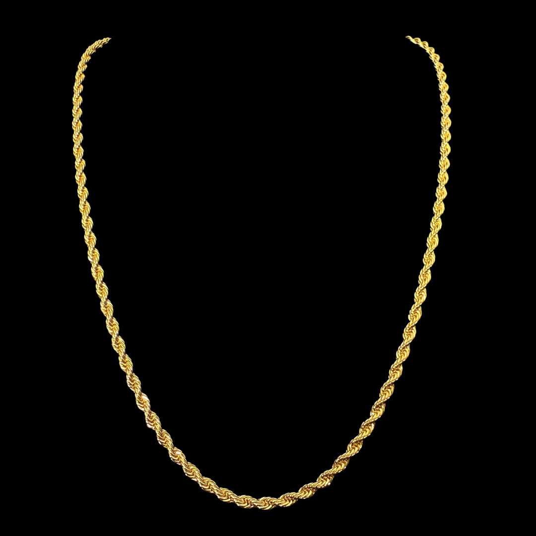 Cadena Turbillón Oro Goldfilled – 4 mm