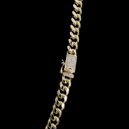 Cadena Cubana Oro Goldfilled – 8 mm