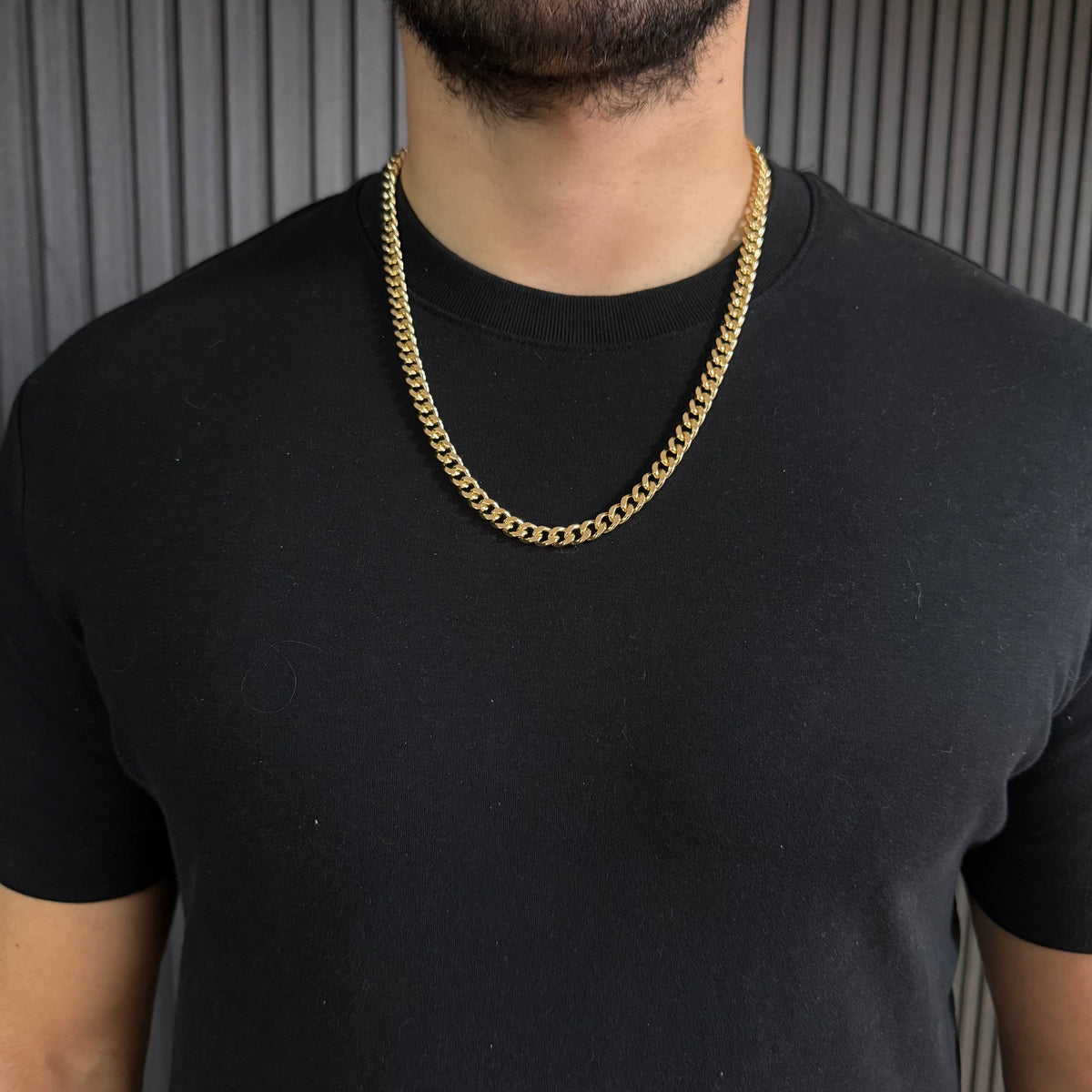 Cadena Grumet Oro Goldfilled – 8 mm