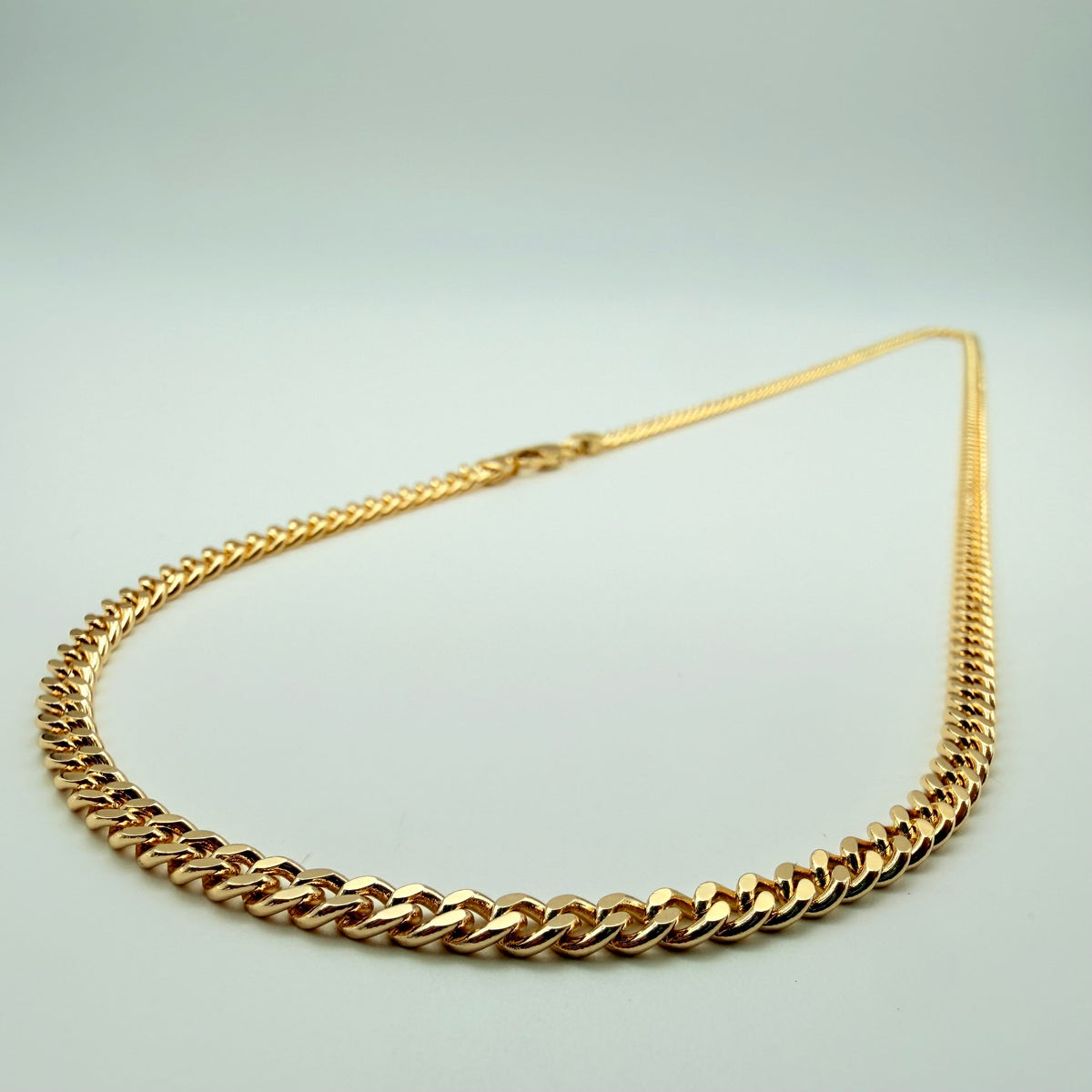 Cadena Cubana Oro Goldfilled – 4mm