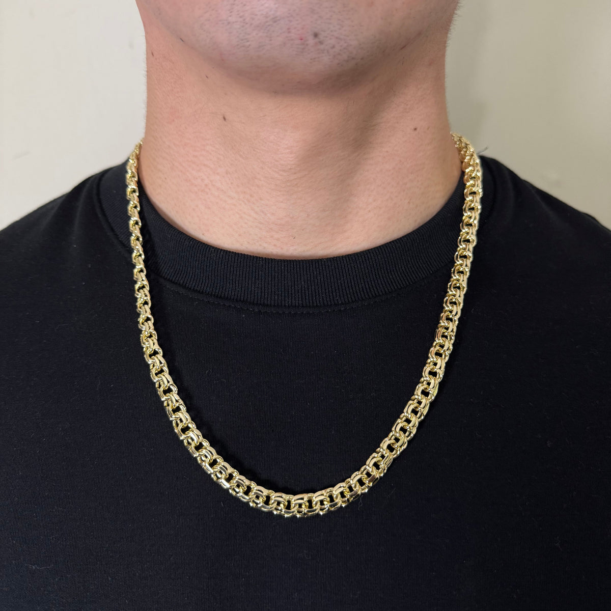 Cadena Doble Rolo Oro Goldfilled – 60 cm