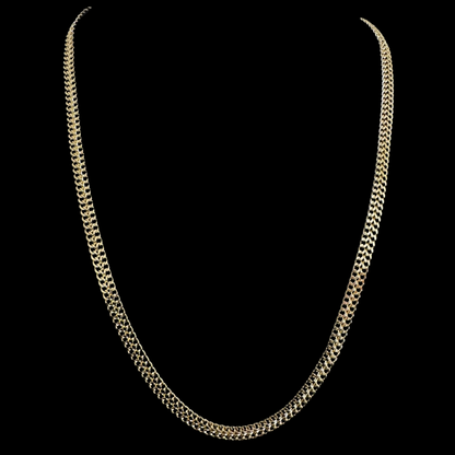 Cadena Tejido Chino Oro Goldfilled – 6 mm