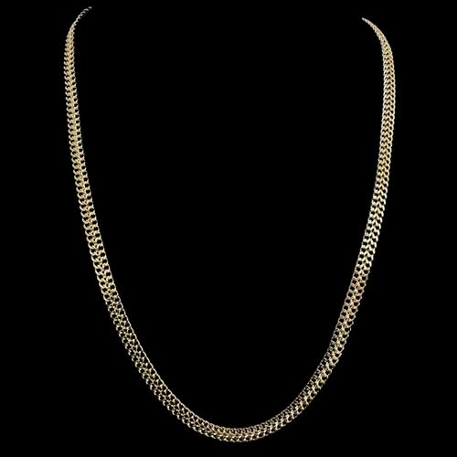 Cadena Tejido Chino Oro Goldfilled – 6 mm