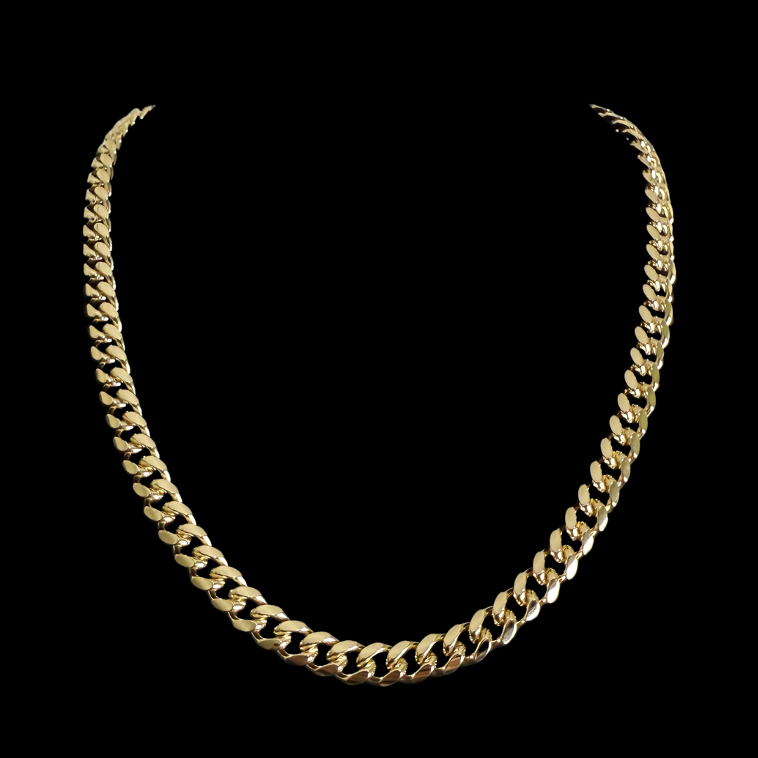 Cadena Cubana Oro Goldfilled – 8 mm