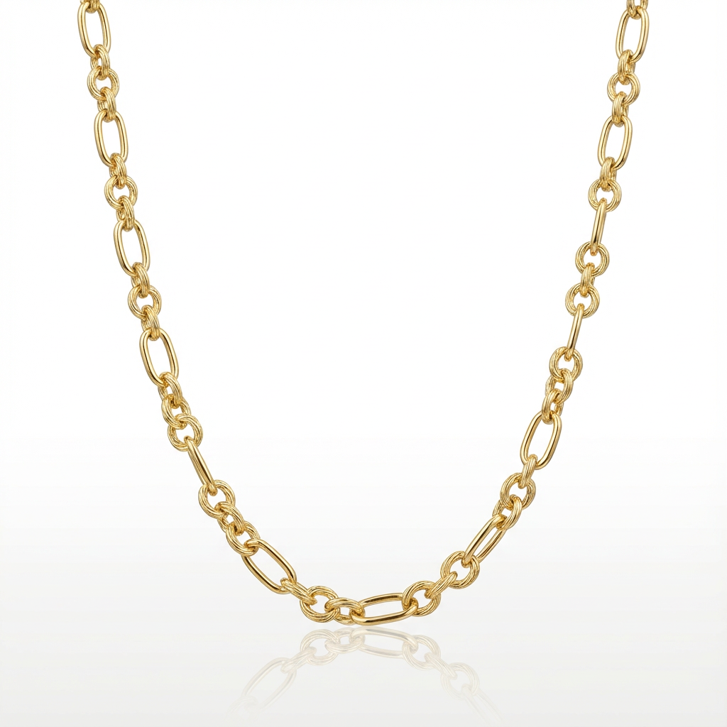 Cadena Rolo Satinada Oro Goldfilled