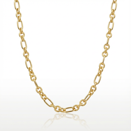 Cadena Rolo Satinada Oro Goldfilled
