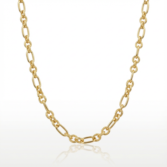 Cadena Rolo Satinada Oro Goldfilled