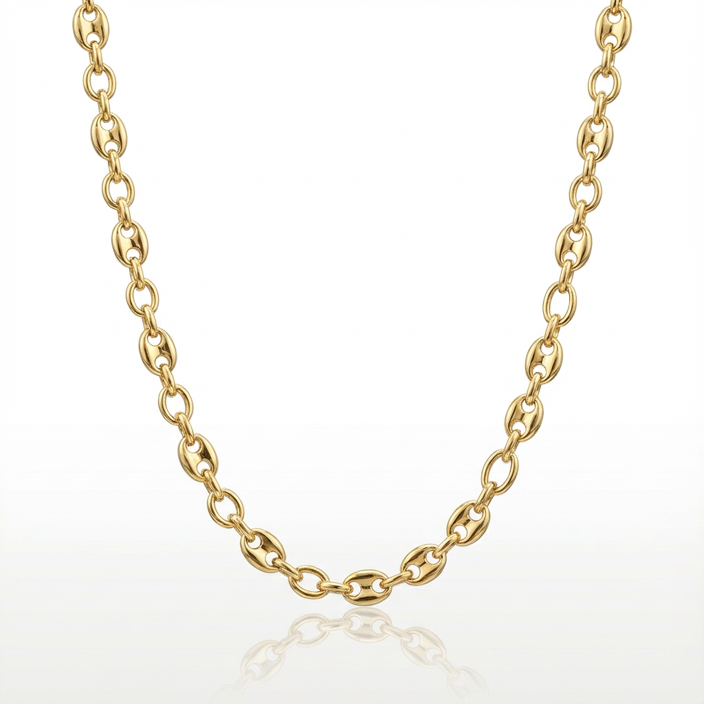 Cadena Gucci Inflada Oro Goldfilled