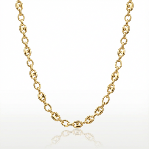 Cadena Gucci Inflada Oro Goldfilled