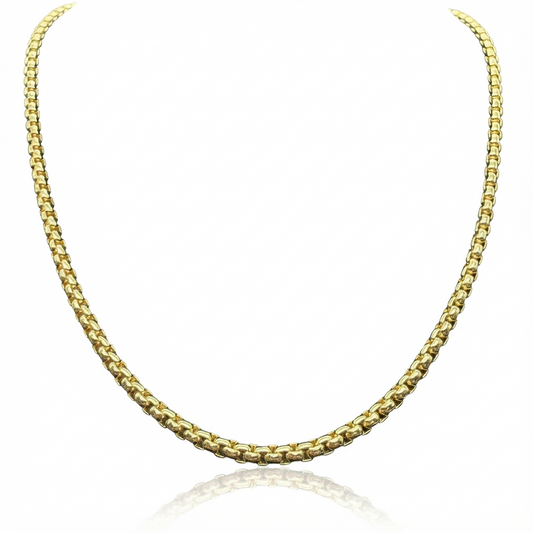 Cadena Veneciana Redonda Oro Goldfilled