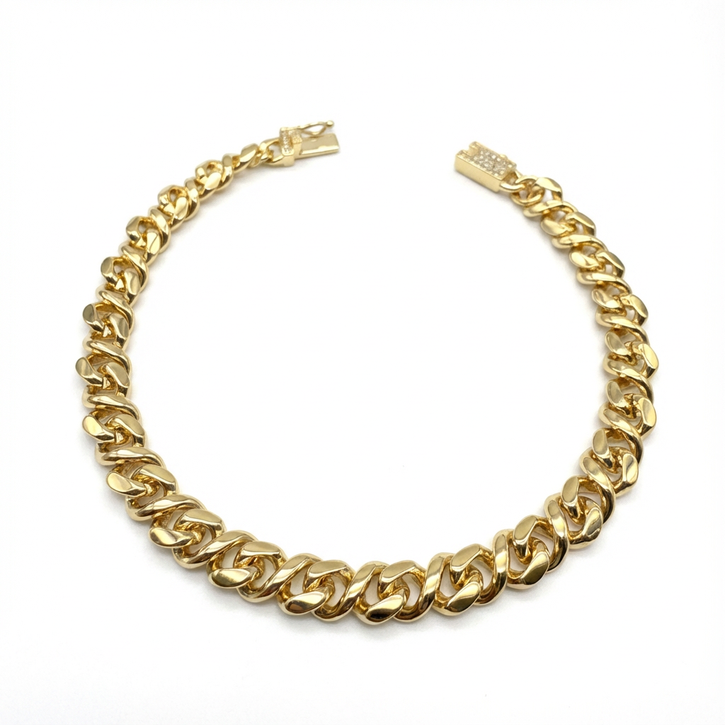 Pulsera Diamond Oro Goldfilled – 7 mm
