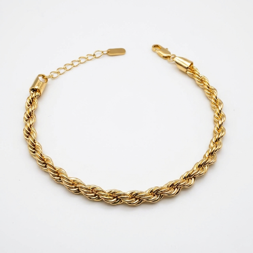 Pulsera Turbillón Oro Goldfilled – 5 mm