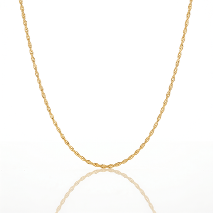 Cadena Turbillón Oro Goldfilled – 2 mm
