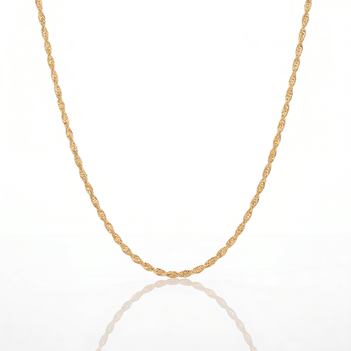 Cadena Turbillón Oro Goldfilled – 3 mm